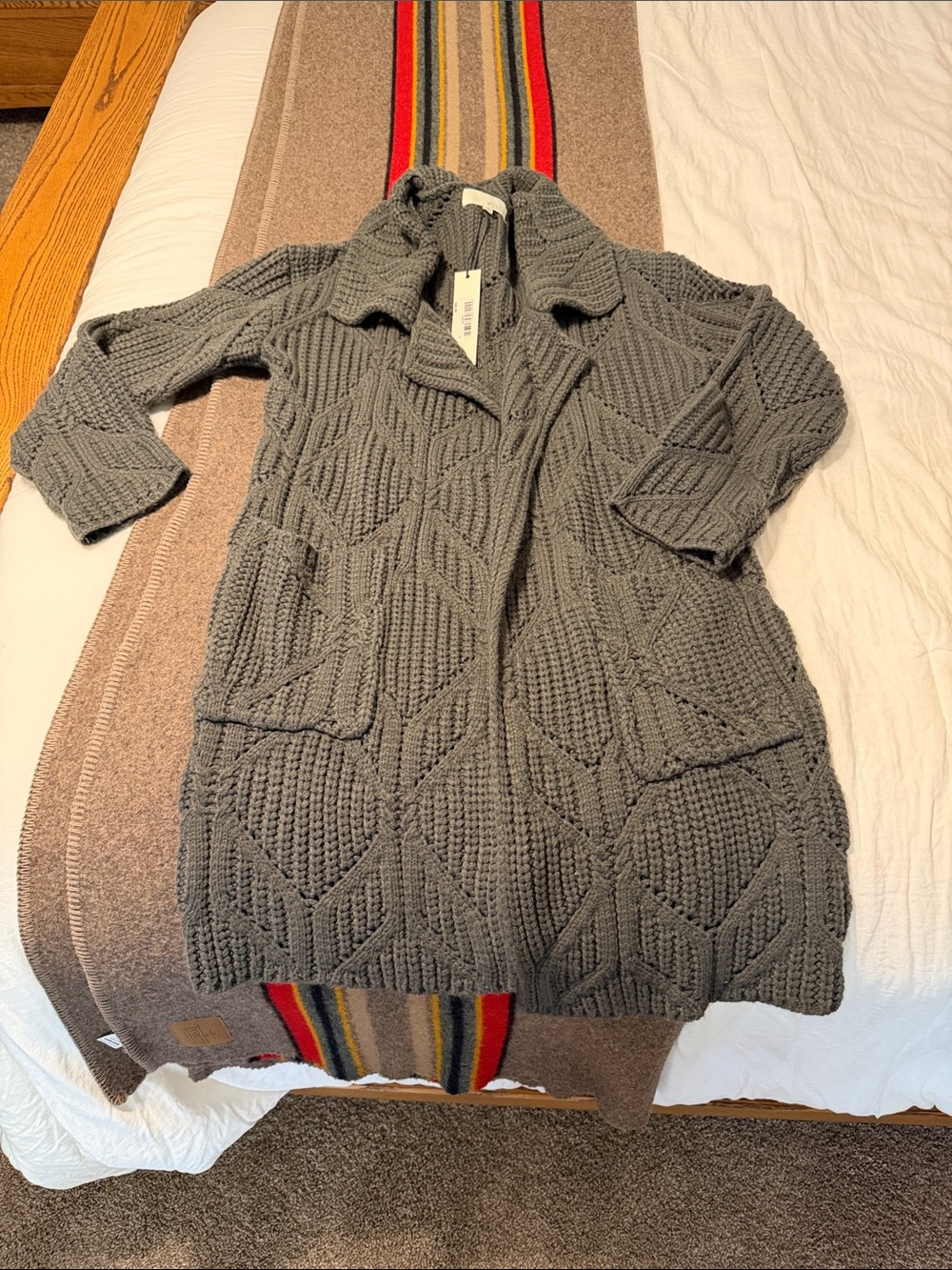 NWT PINCH Cable Knit Cardigan S/M